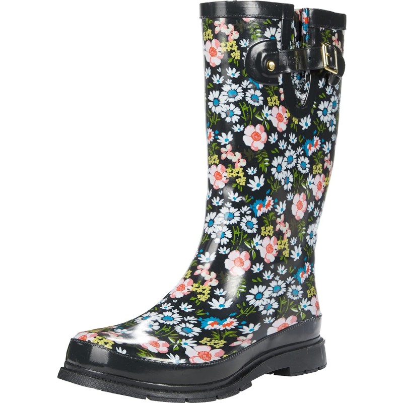 Western Chief Printed Tall Waterproof Rain Boot(Heavenly Garden ...