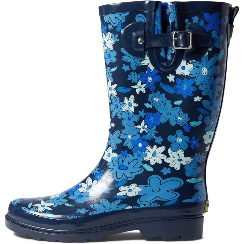 Western Chief Printed Tall Waterproof Rain Boot(Urban Flowers ...